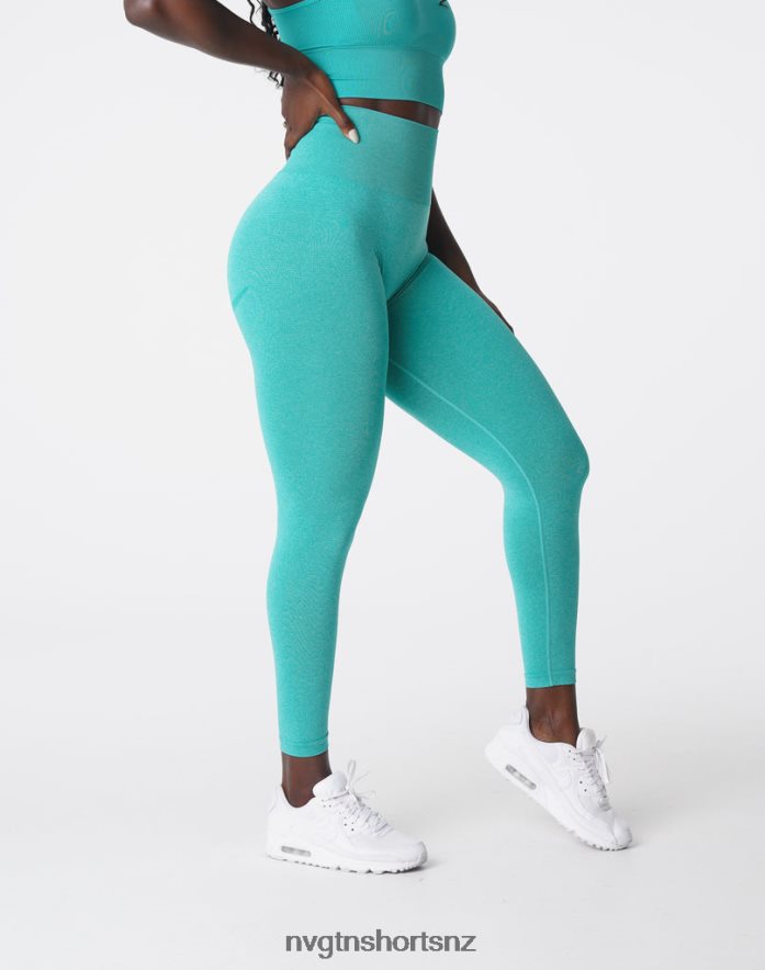 NVGTN Women Curve Seamless Leggings 8204ZJ625 Turquoise Fitness