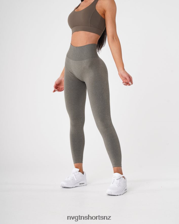NVGTN Women Curve Seamless Leggings 8204ZJ628 Khaki Green Fitness