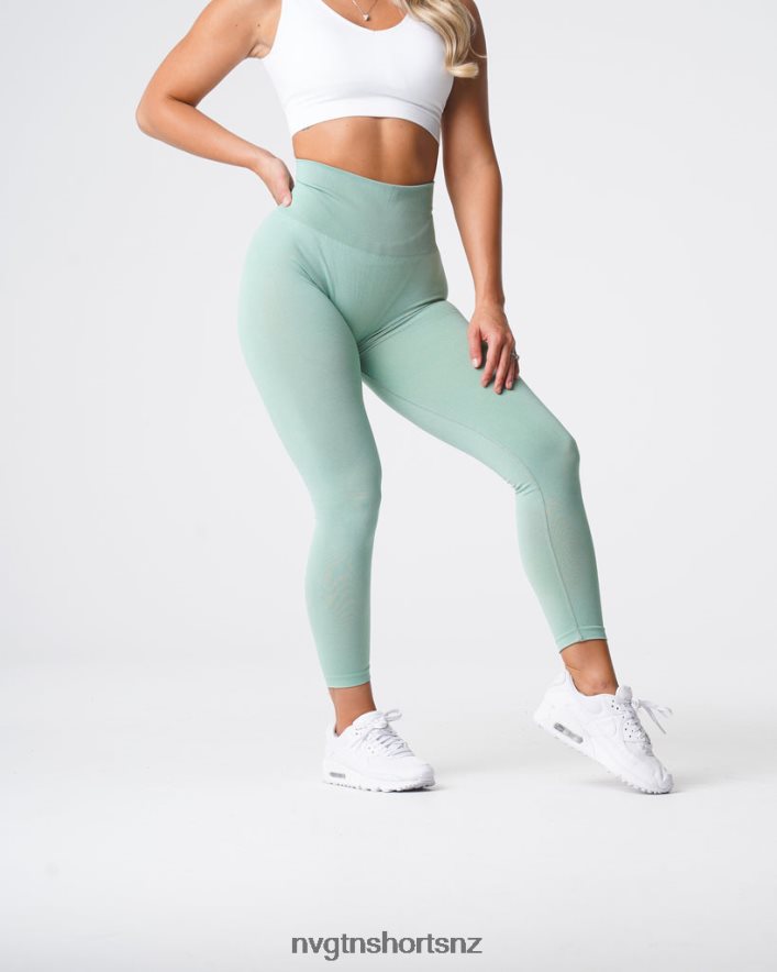 NVGTN Women Curve Seamless Leggings 8204ZJ631 Sage Green Fitness