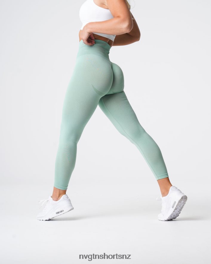 NVGTN Women Curve Seamless Leggings 8204ZJ631 Sage Green Fitness