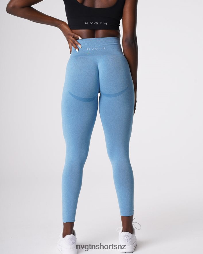 NVGTN Women Curve Seamless Leggings 8204ZJ632 Sky Blue Fitness