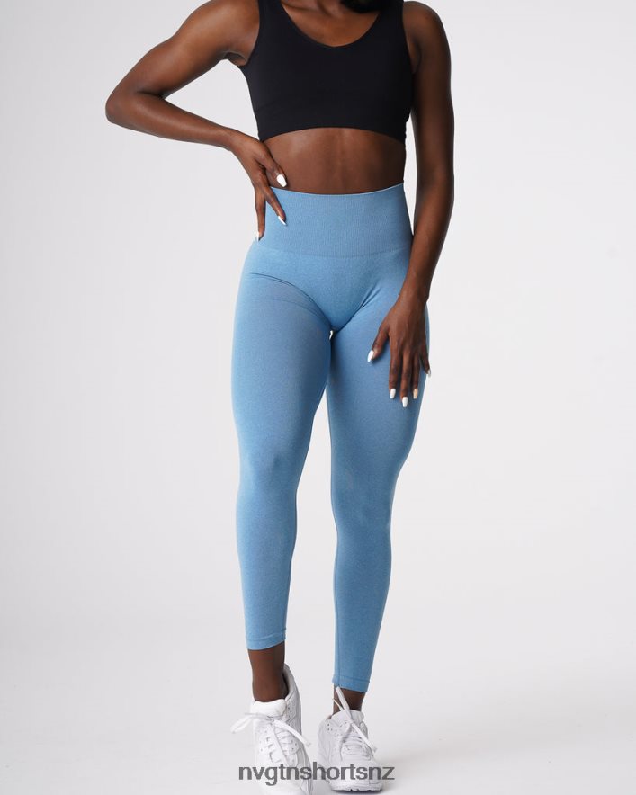 NVGTN Women Curve Seamless Leggings 8204ZJ632 Sky Blue Fitness