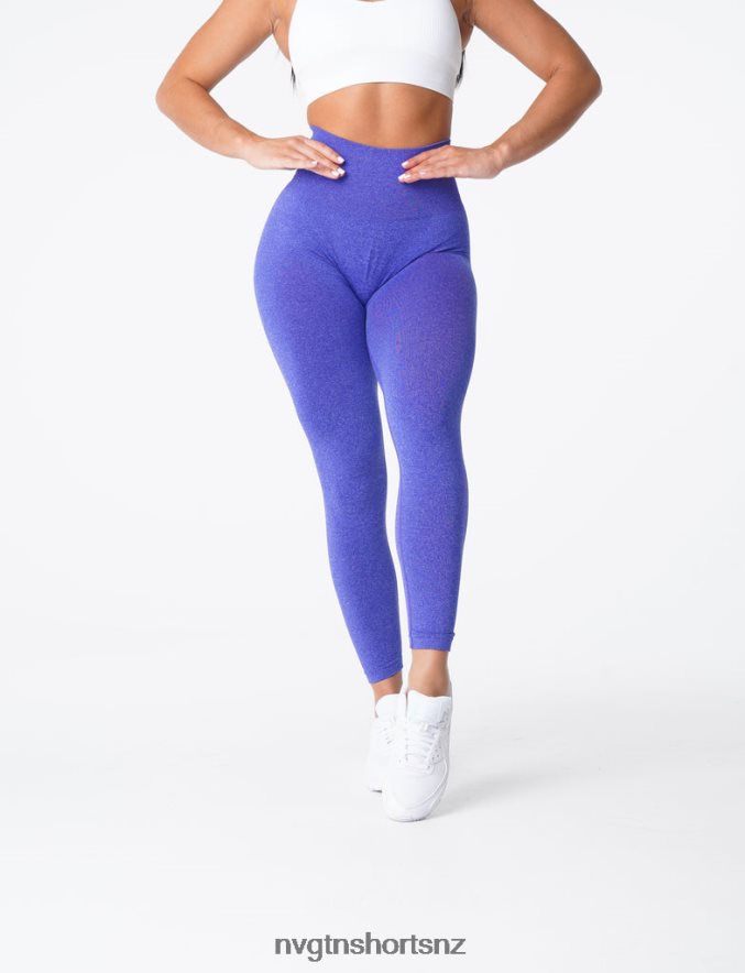 NVGTN Women Curve Seamless Leggings 8204ZJ633 Electric Blue Fitness