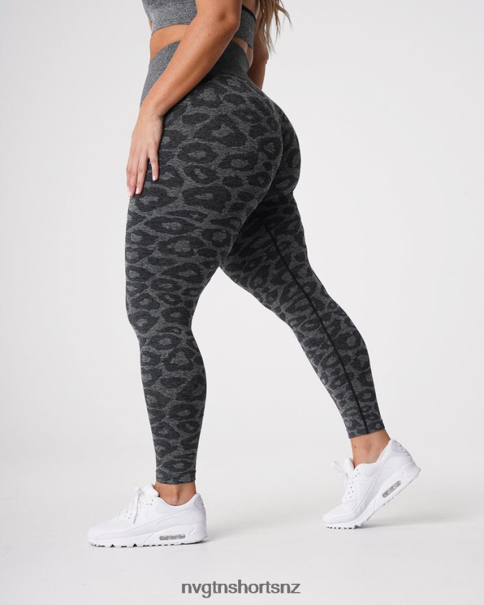 NVGTN Women Leopard Seamless Leggings 8204ZJ676 Black Speckled Fitness