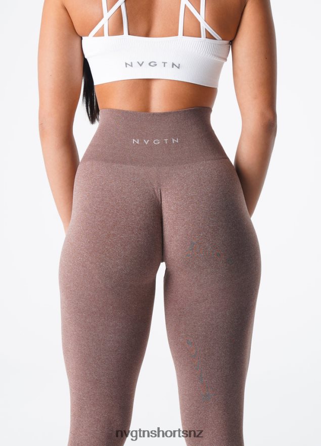 NVGTN Women NV Seamless Leggings 8204ZJ583 Cocoa Fitness