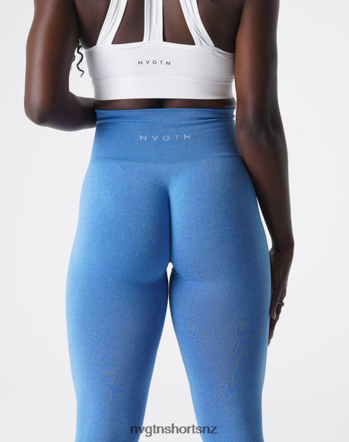 NVGTN Women NV Seamless Leggings 8204ZJ584 Ocean Blue Fitness