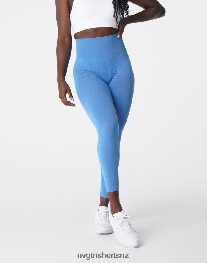 NVGTN Women NV Seamless Leggings 8204ZJ584 Ocean Blue Fitness