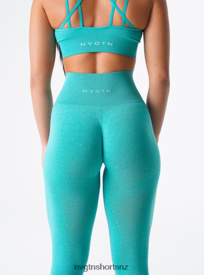 NVGTN Women NV Seamless Leggings 8204ZJ585 Turquoise Fitness