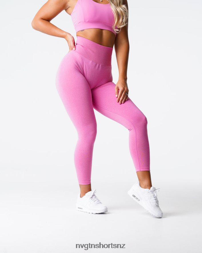 NVGTN Women NV Seamless Leggings 8204ZJ587 Bubble Gum Pink Fitness