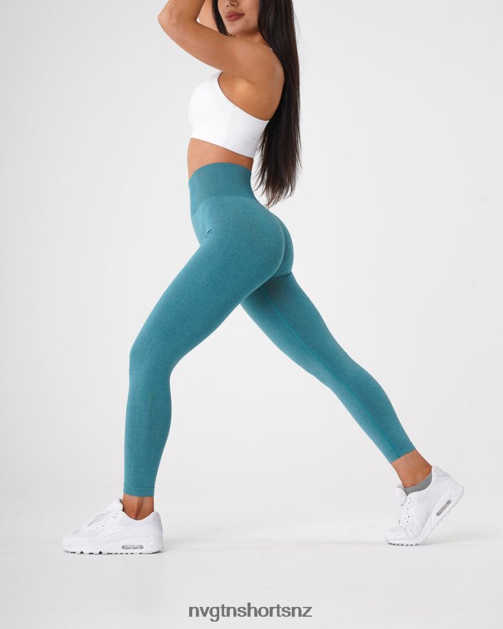 NVGTN Women NV Seamless Leggings 8204ZJ596 Teal Fitness