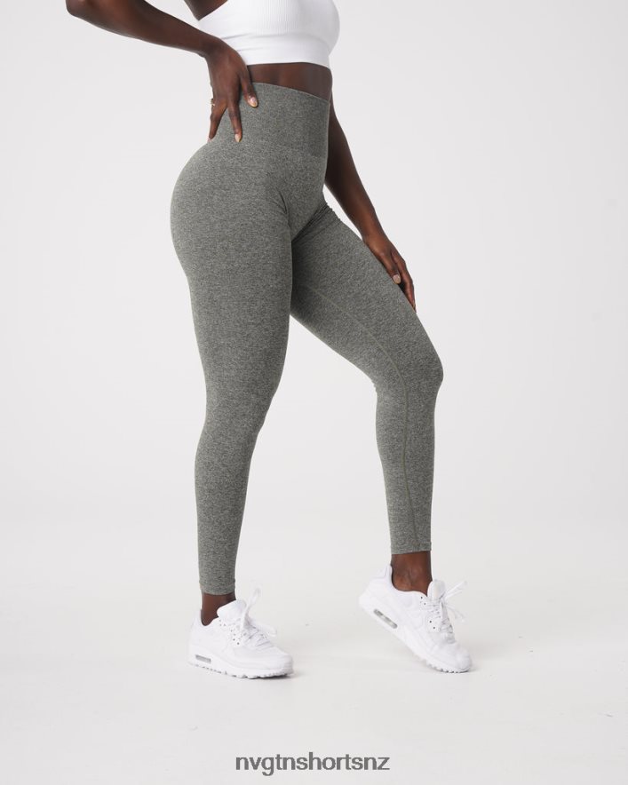 NVGTN Women Scrunch Seamless Leggings 8204ZJ561 Khaki Green Fitness