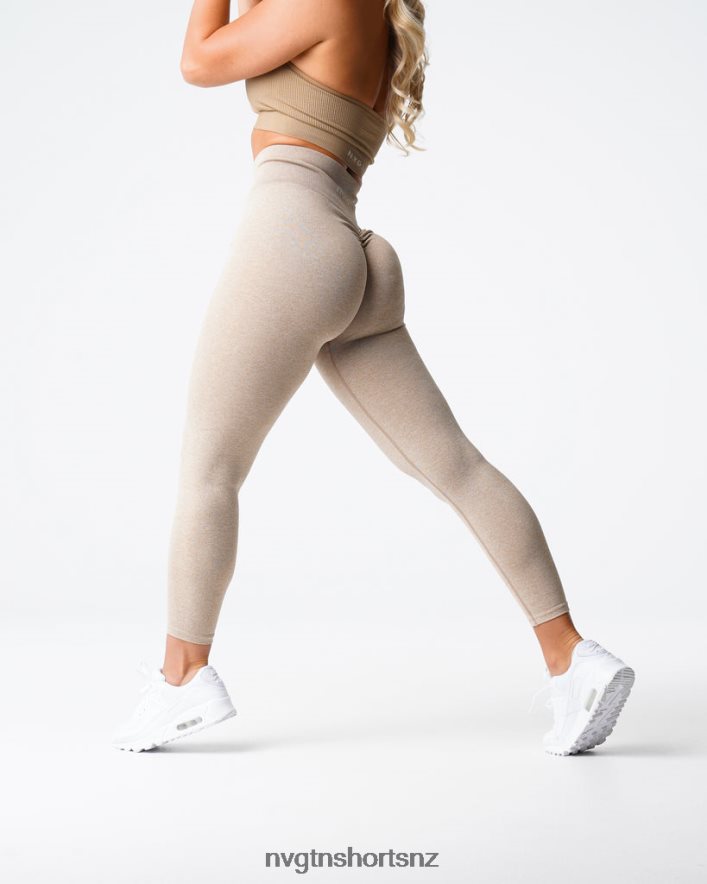 NVGTN Women Scrunch Seamless Leggings 8204ZJ563 Beige Fitness