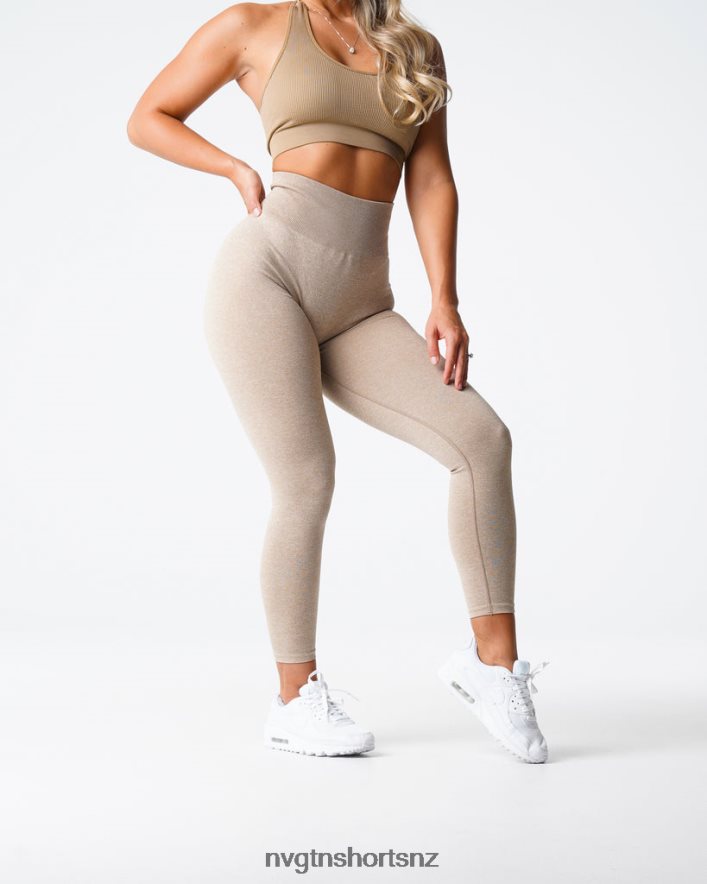 NVGTN Women Scrunch Seamless Leggings 8204ZJ563 Beige Fitness