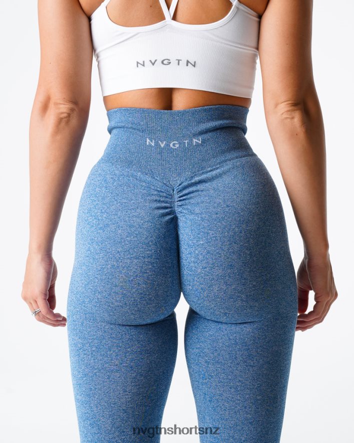 NVGTN Women Scrunch Seamless Leggings 8204ZJ648 Sky Blue Fitness