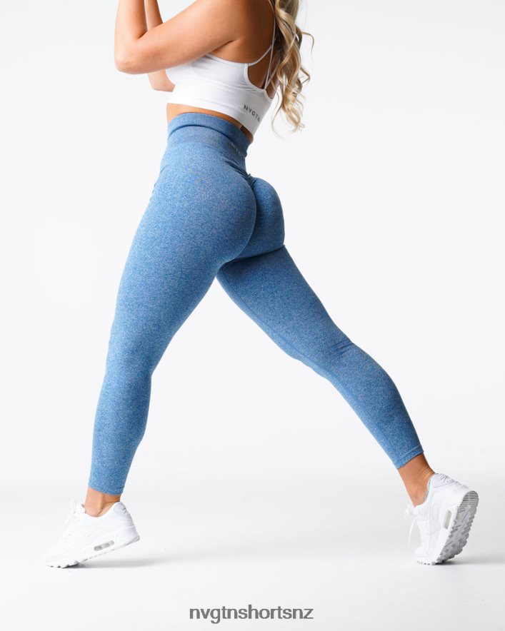 NVGTN Women Scrunch Seamless Leggings 8204ZJ648 Sky Blue Fitness