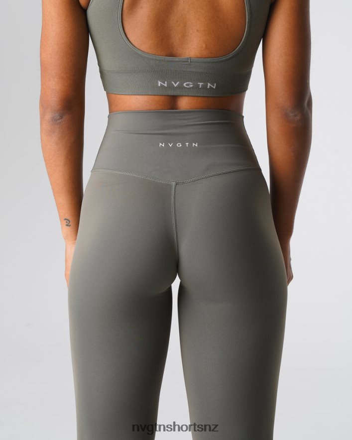 NVGTN Women Signature 2.0 Leggings 8204ZJ567 Khaki Green Fitness