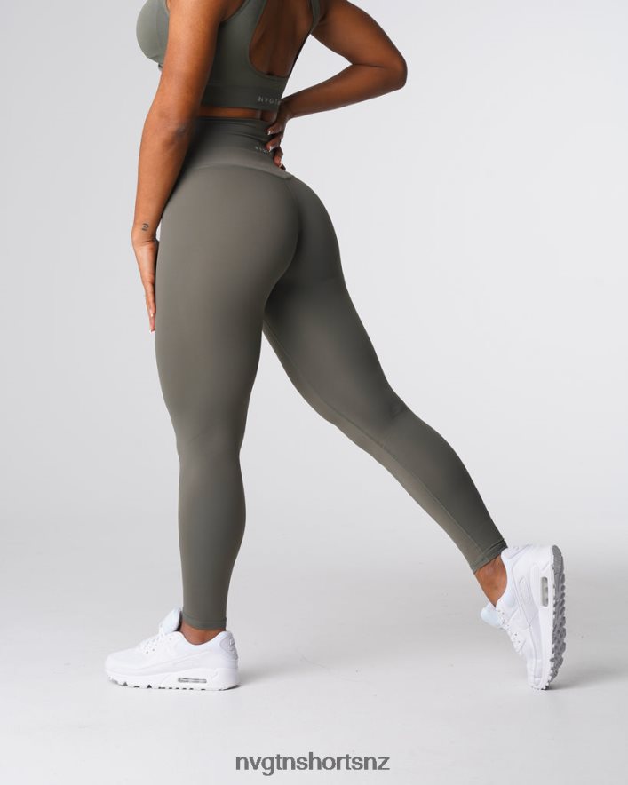 NVGTN Women Signature 2.0 Leggings 8204ZJ567 Khaki Green Fitness