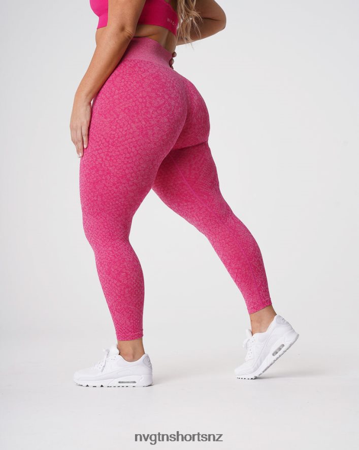 NVGTN Women Snakeskin Seamless Leggings 8204ZJ693 Fuchsia Fitness