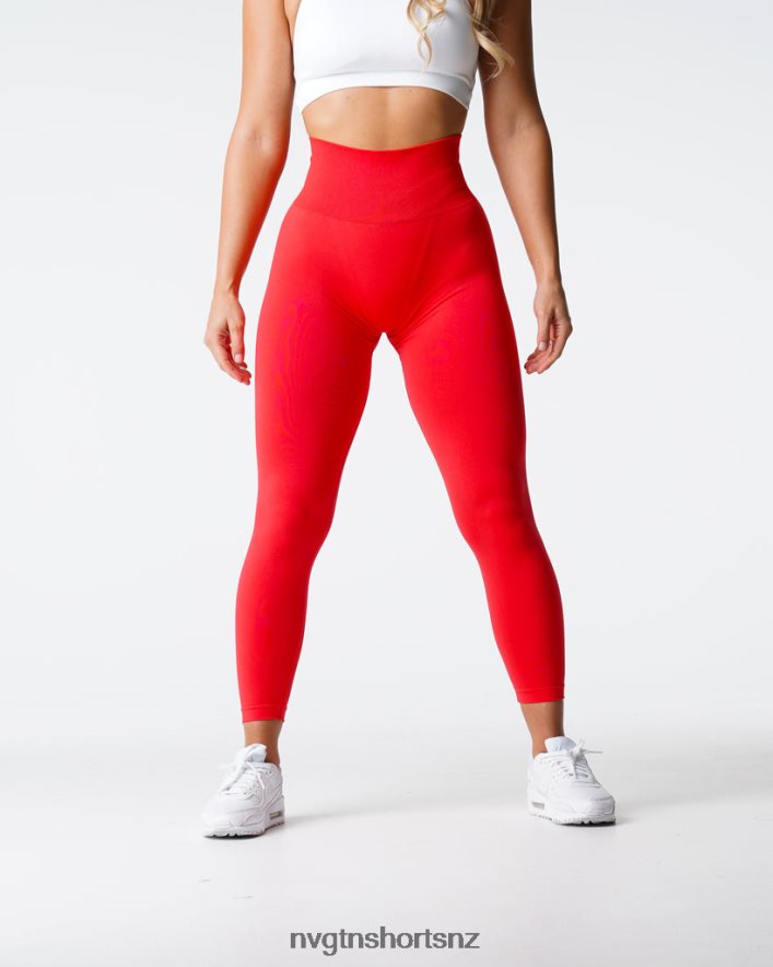 NVGTN Women Solid Seamless Leggings 8204ZJ552 Scarlet Fitness