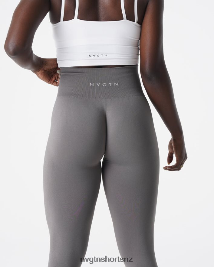 NVGTN Women Solid Seamless Leggings 8204ZJ572 Charcoal Fitness