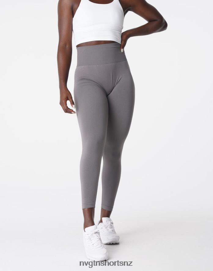 NVGTN Women Solid Seamless Leggings 8204ZJ572 Charcoal Fitness