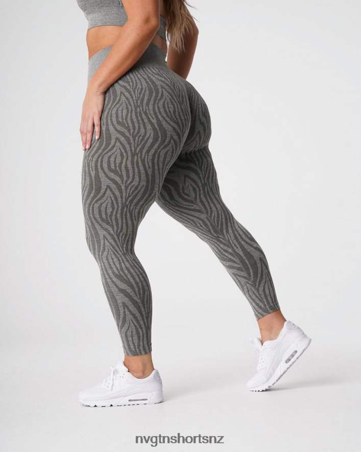 NVGTN Women Zebra Seamless Leggings 8204ZJ687 Khaki Green Fitness