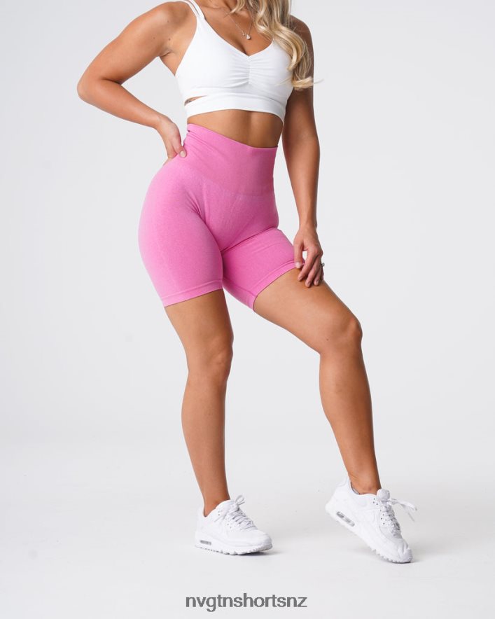 NVGTN Women Biker Shorts 8204ZJ479 Bubble Gum Pink Fitness