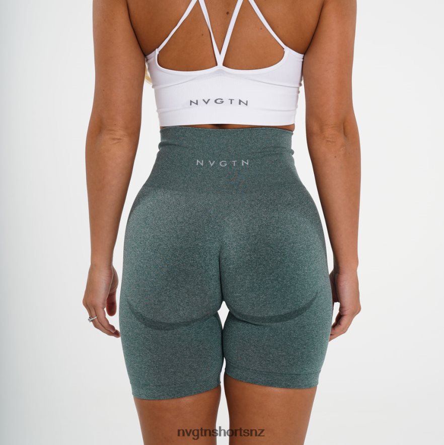NVGTN Women Biker Shorts 8204ZJ483 Forest Green Fitness