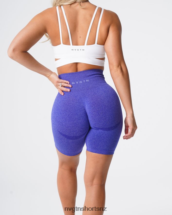 NVGTN Women Biker Shorts 8204ZJ486 Electric Blue Fitness