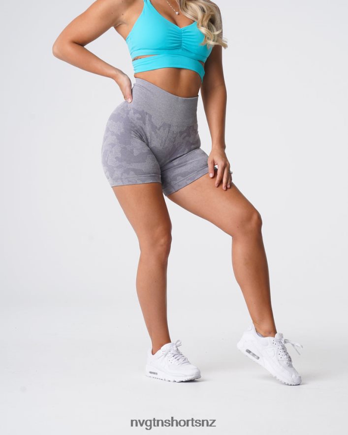 NVGTN Women Camo Seamless Shorts 8204ZJ438 Grey Fitness