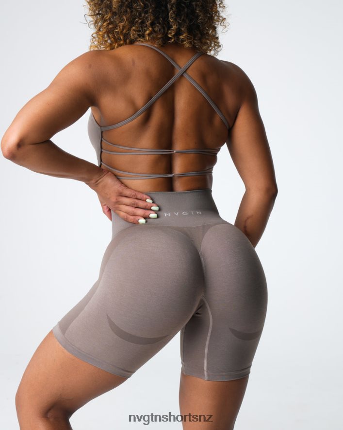 NVGTN Women Contour 2.0 Seamless Shorts 8204ZJ320 Taupe Fitness