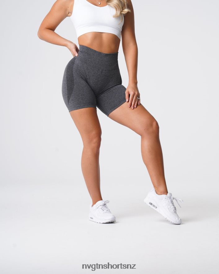 NVGTN Women Contour Seamless Shorts 8204ZJ321 Black Speckled Fitness
