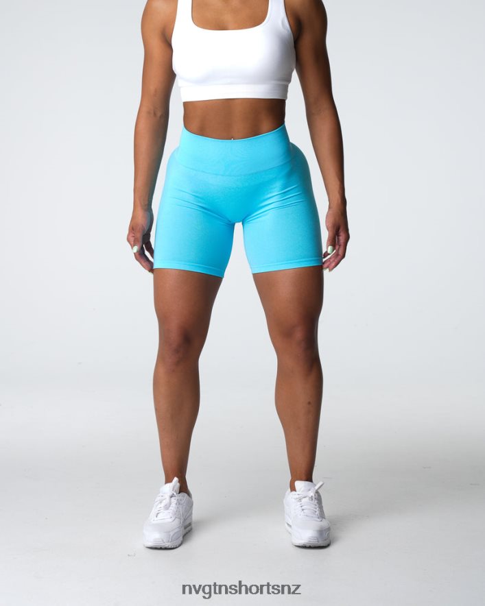 NVGTN Women Contour Seamless Shorts 8204ZJ326 Aqua Fitness