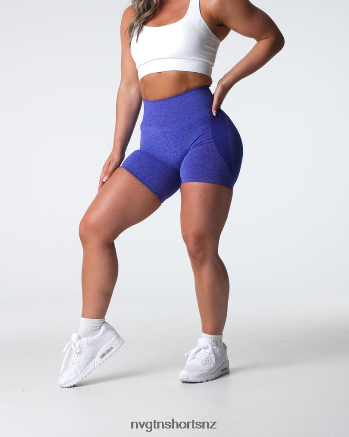 NVGTN Women Contour Seamless Shorts 8204ZJ330 Electric Blue Fitness