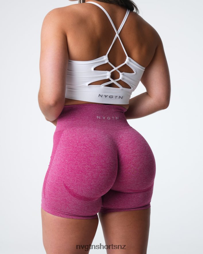 NVGTN Women Contour Seamless Shorts 8204ZJ331 Crimson Fitness