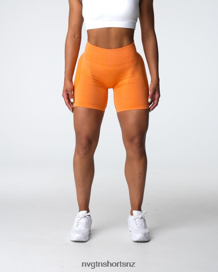 NVGTN Women Contour Seamless Shorts 8204ZJ332 Sunset Orange Fitness
