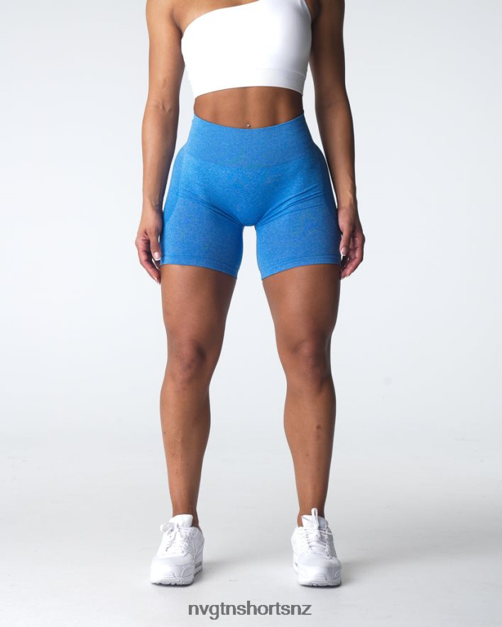 NVGTN Women Contour Seamless Shorts 8204ZJ340 Ocean Blue Fitness