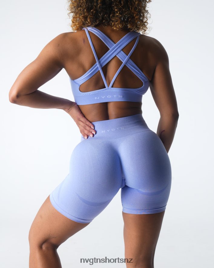 NVGTN Women Contour Seamless Shorts 8204ZJ341 Periwinkle Fitness