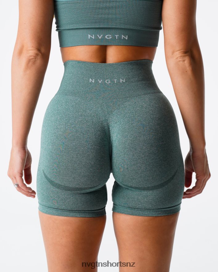NVGTN Women Contour Seamless Shorts 8204ZJ345 Forest Green Fitness