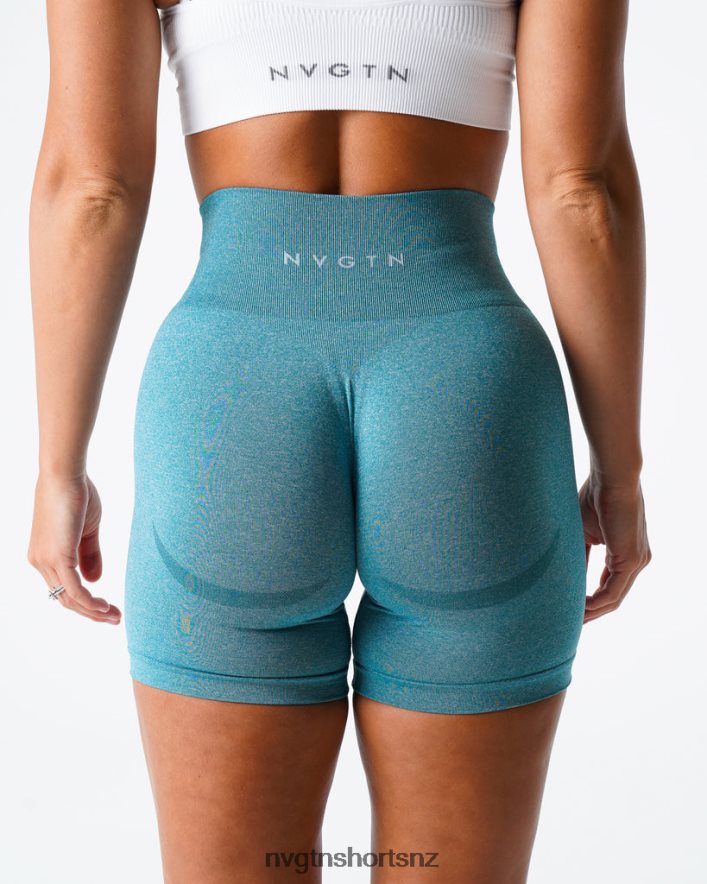 NVGTN Women Contour Seamless Shorts 8204ZJ348 Teal Fitness