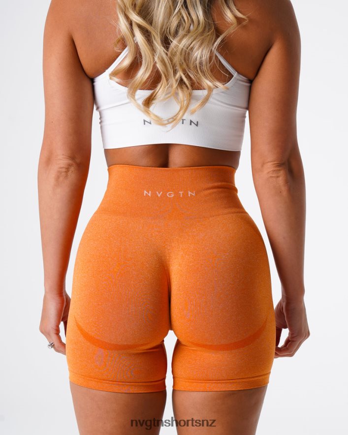 NVGTN Women Contour Seamless Shorts 8204ZJ352 Burnt Orange Fitness