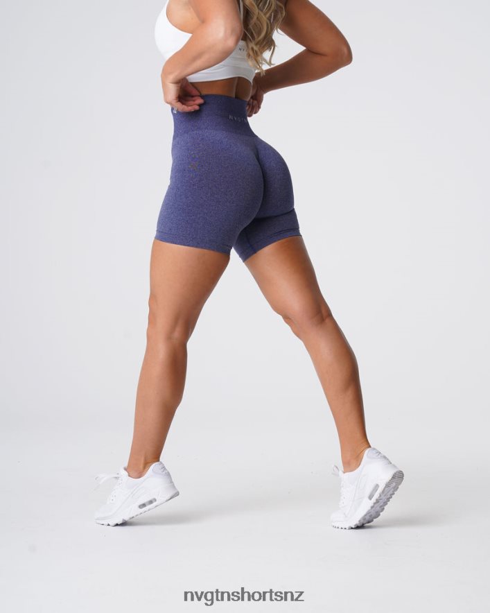 NVGTN Women Pro Seamless Shorts 8204ZJ362 Indigo Fitness