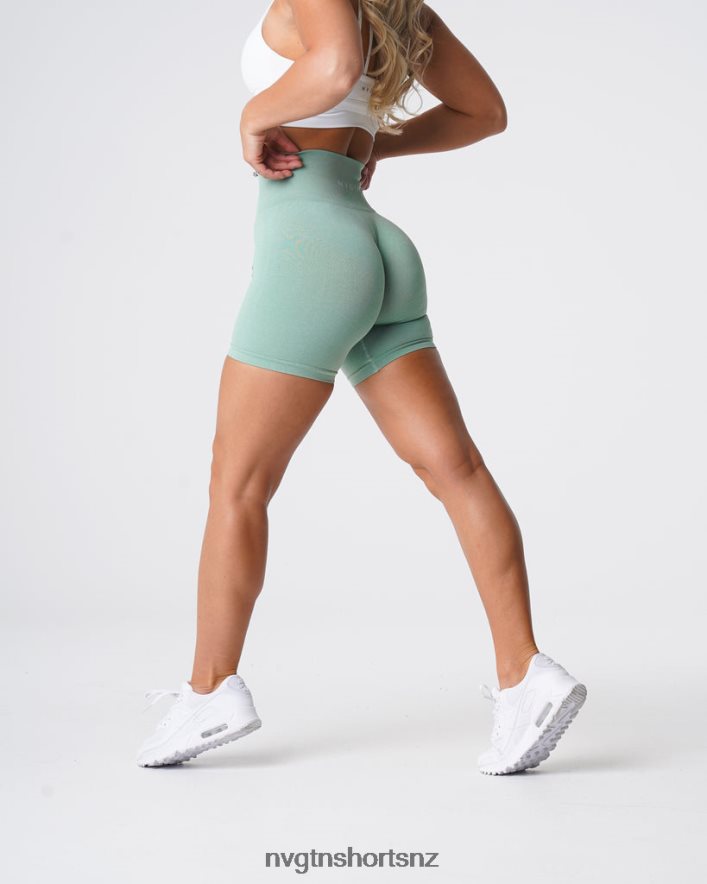 NVGTN Women Pro Seamless Shorts 8204ZJ363 Sage Green Fitness