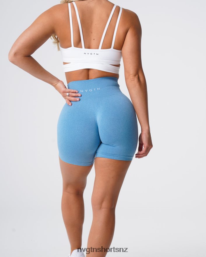 NVGTN Women Pro Seamless Shorts 8204ZJ366 Sky Blue Fitness