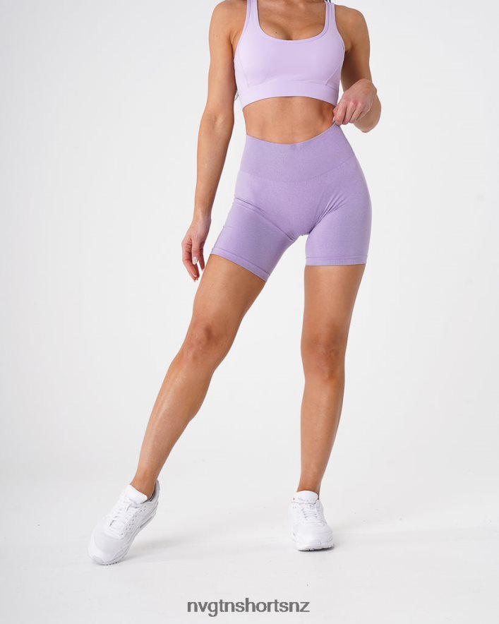 NVGTN Women Pro Seamless Shorts 8204ZJ367 Lilac Fitness