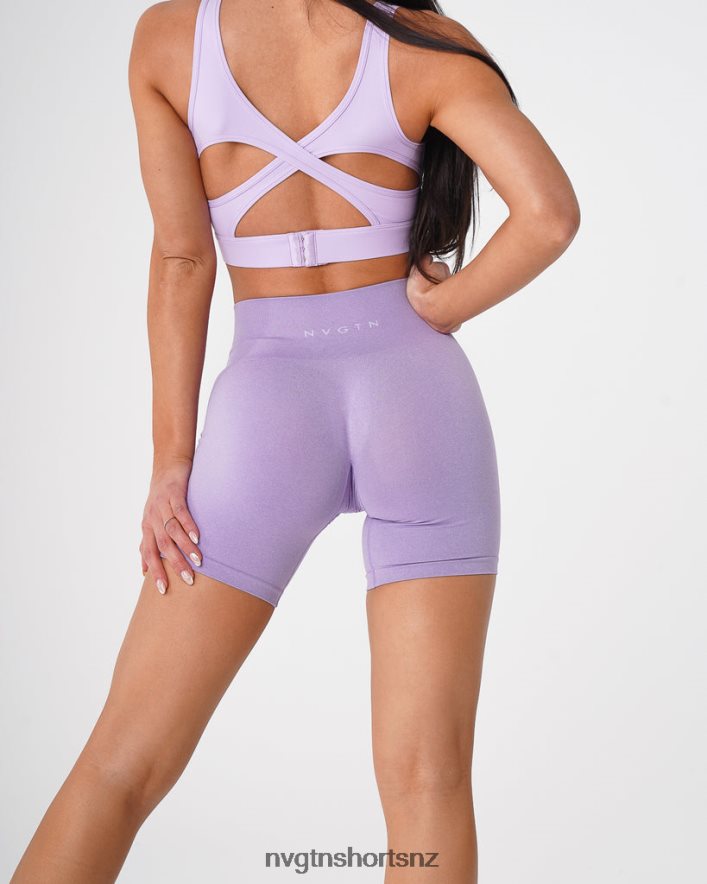NVGTN Women Pro Seamless Shorts 8204ZJ367 Lilac Fitness