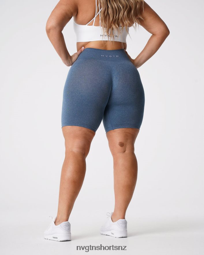 NVGTN Women Pro Seamless Shorts 8204ZJ371 Slate Blue Fitness