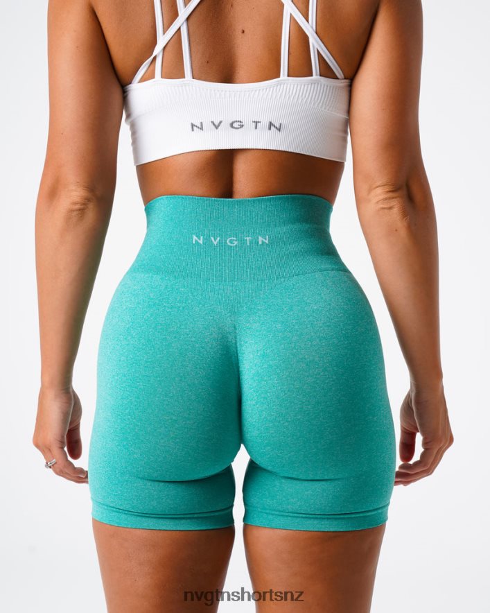 NVGTN Women Pro Seamless Shorts 8204ZJ390 Turquoise Fitness