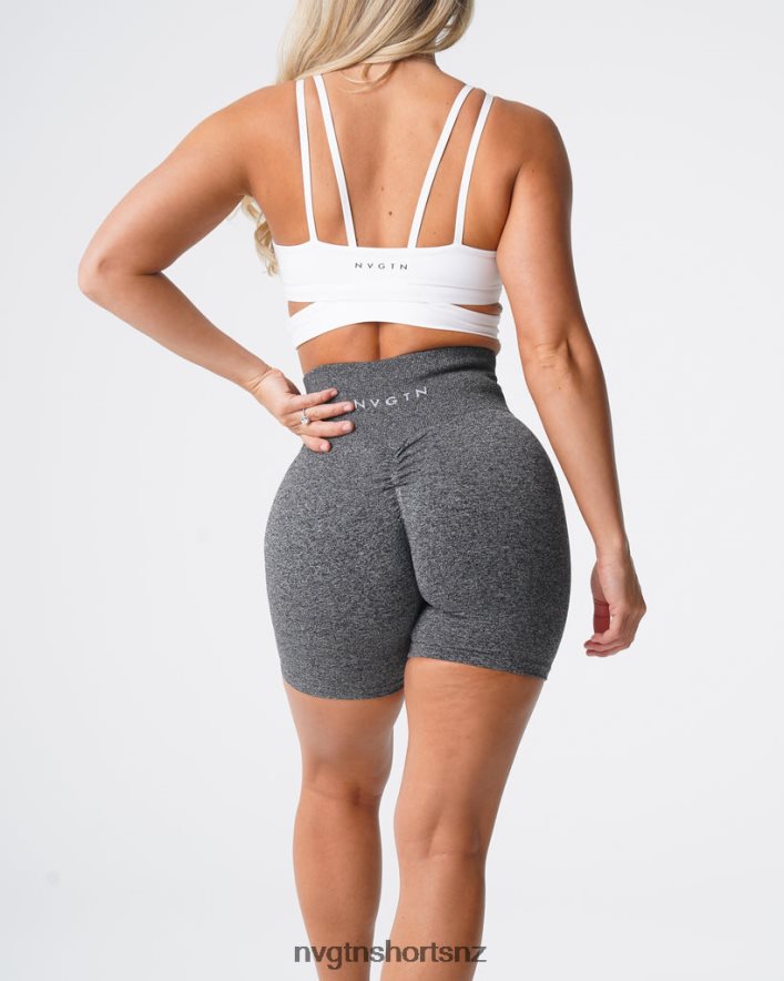 NVGTN Women Scrunch Seamless Shorts 8204ZJ393 Black Speckled Fitness