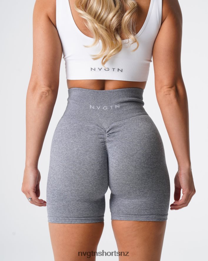 NVGTN Women Scrunch Seamless Shorts 8204ZJ394 Grey Fitness